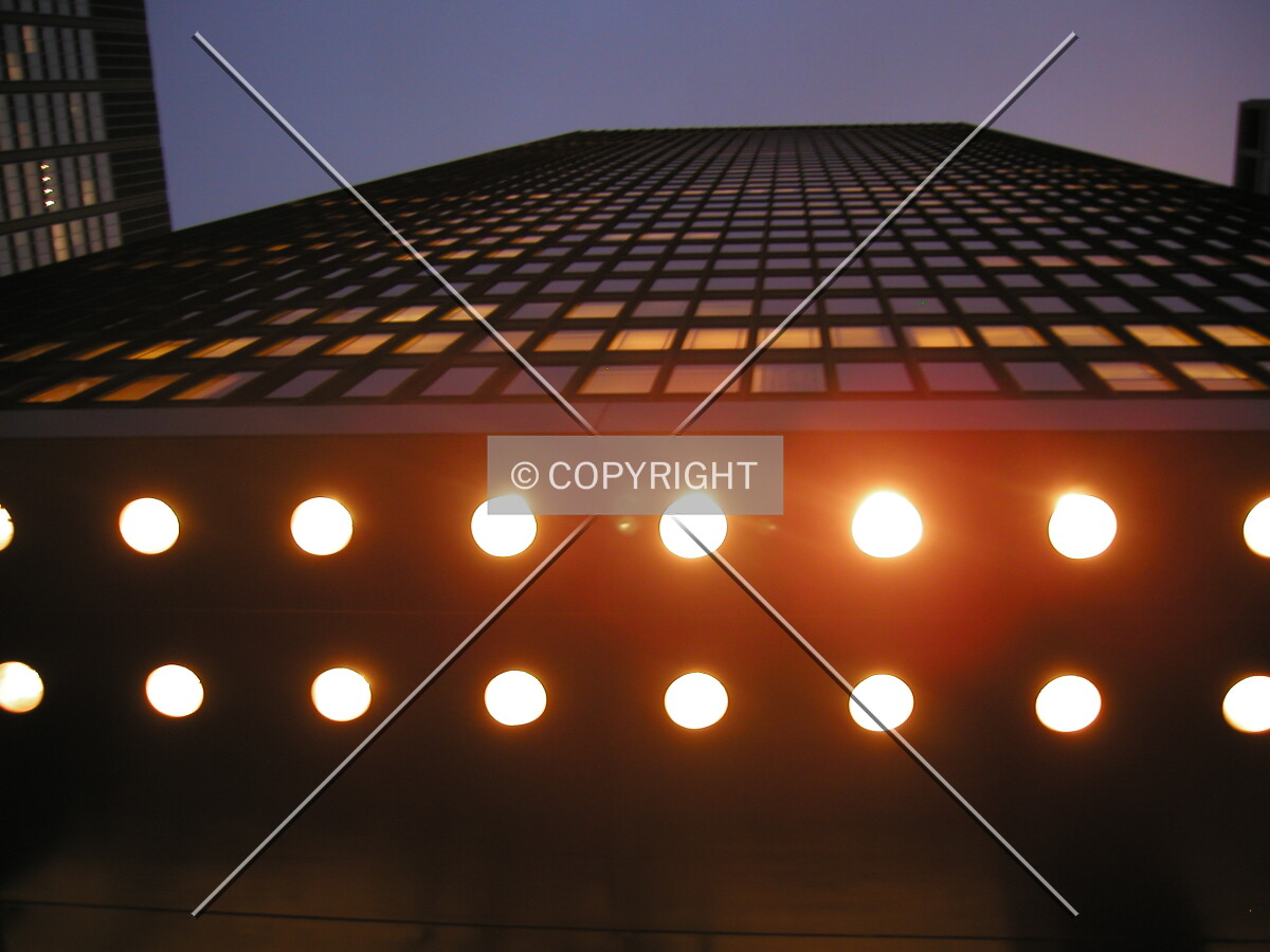 View from in front of the building to the top