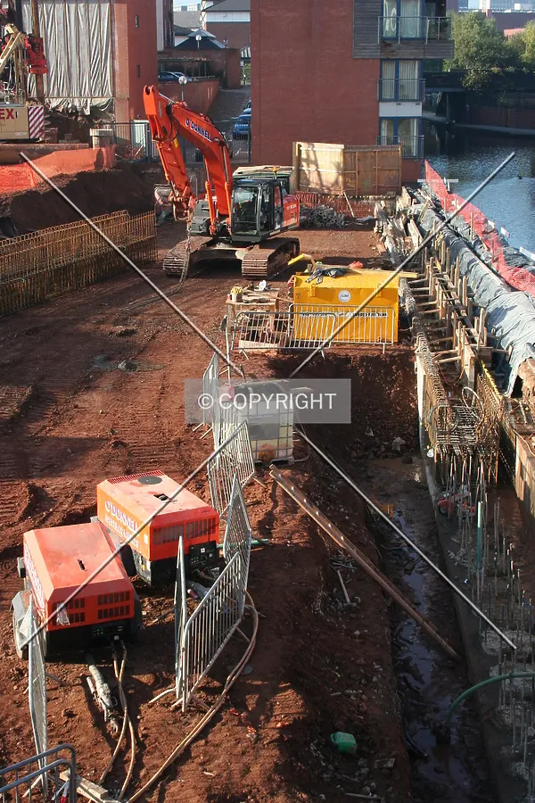 View into the site