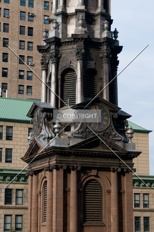 Lower part of the spire