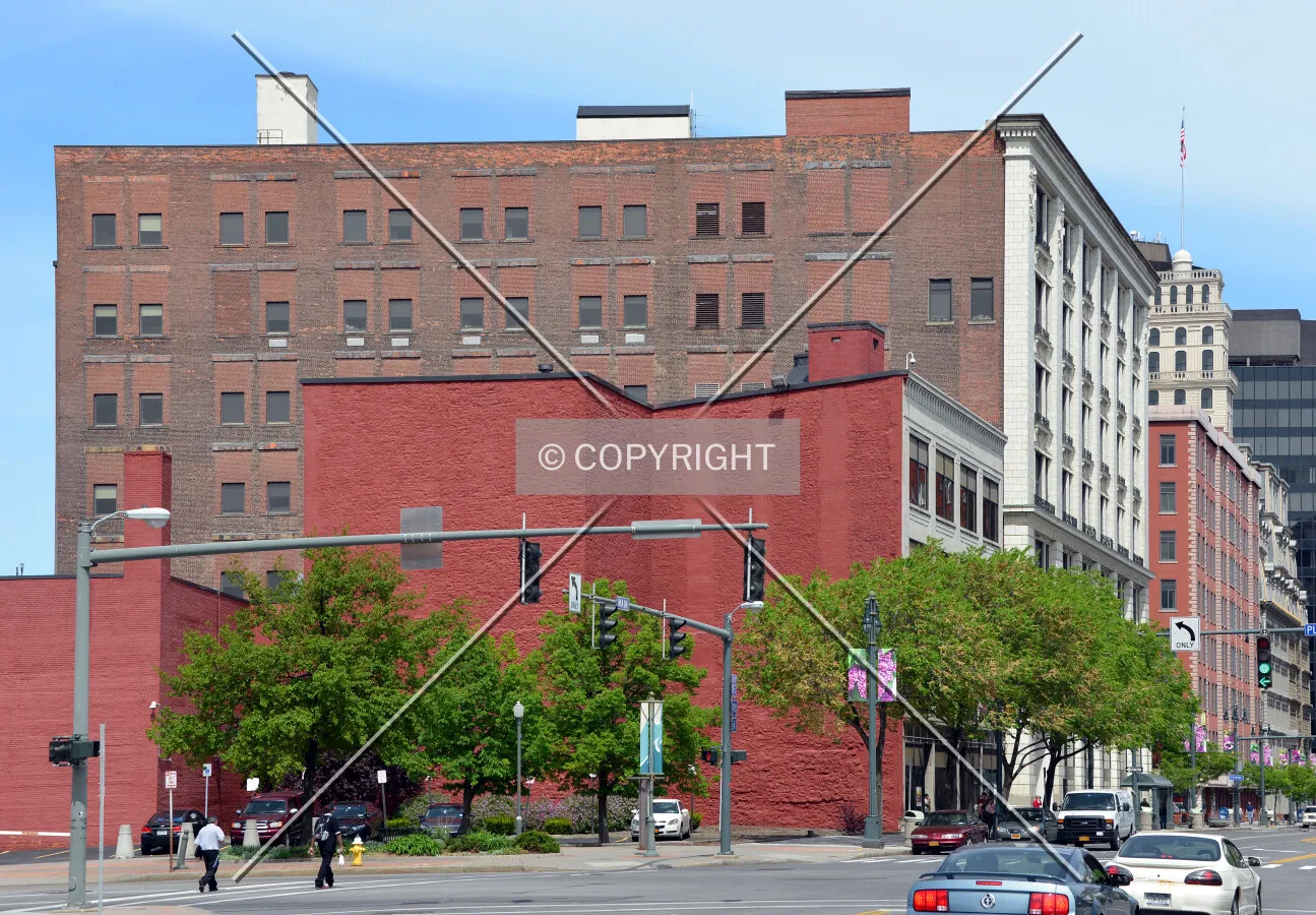 View from the southwest on Main Street