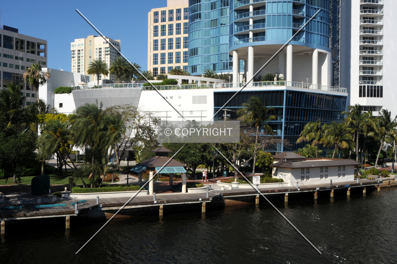 View from the southwest across the New River