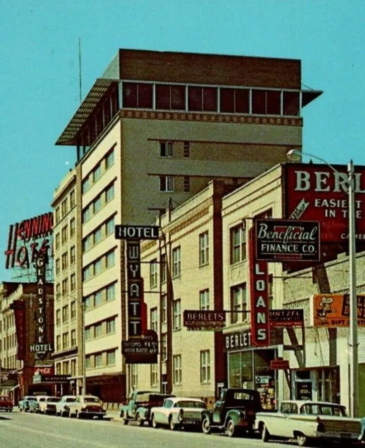 Vintage view from the northeast