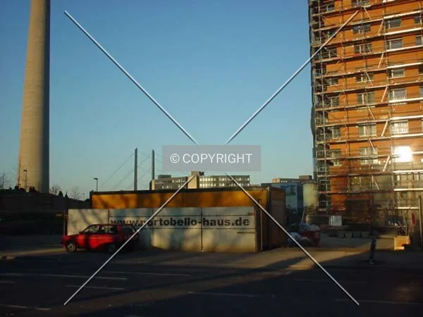 Left side of construction site