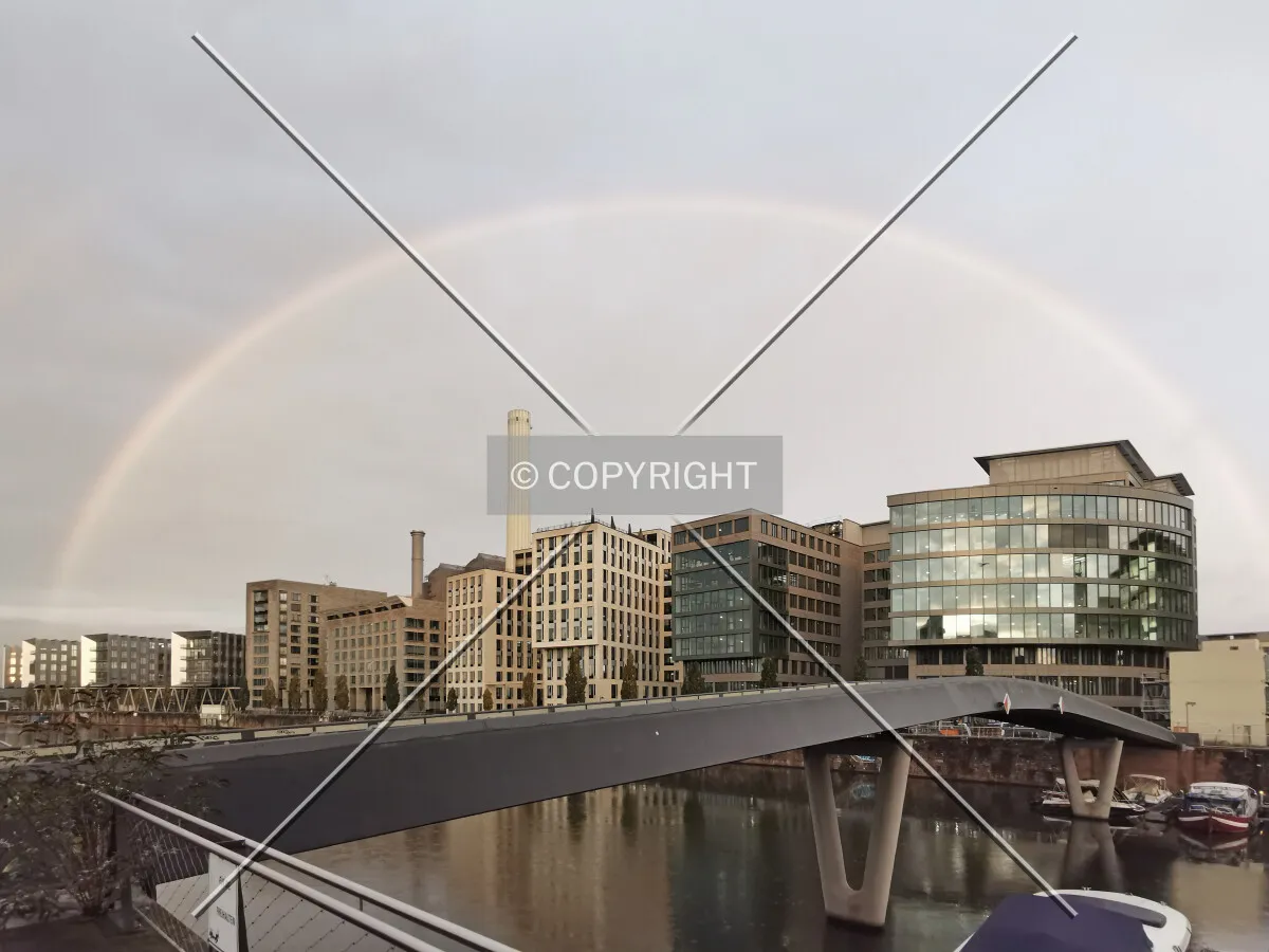 Rainbow over Frankfurt