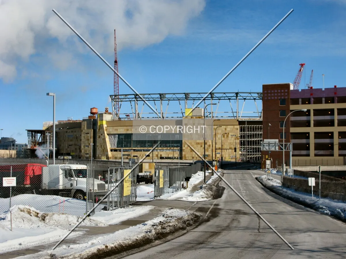 View to the northeast along 3rd Avenue North