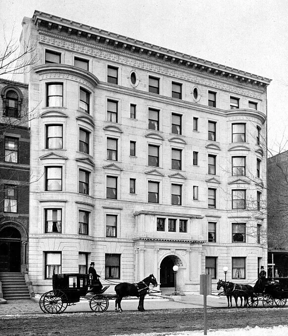 Vintage view from the south