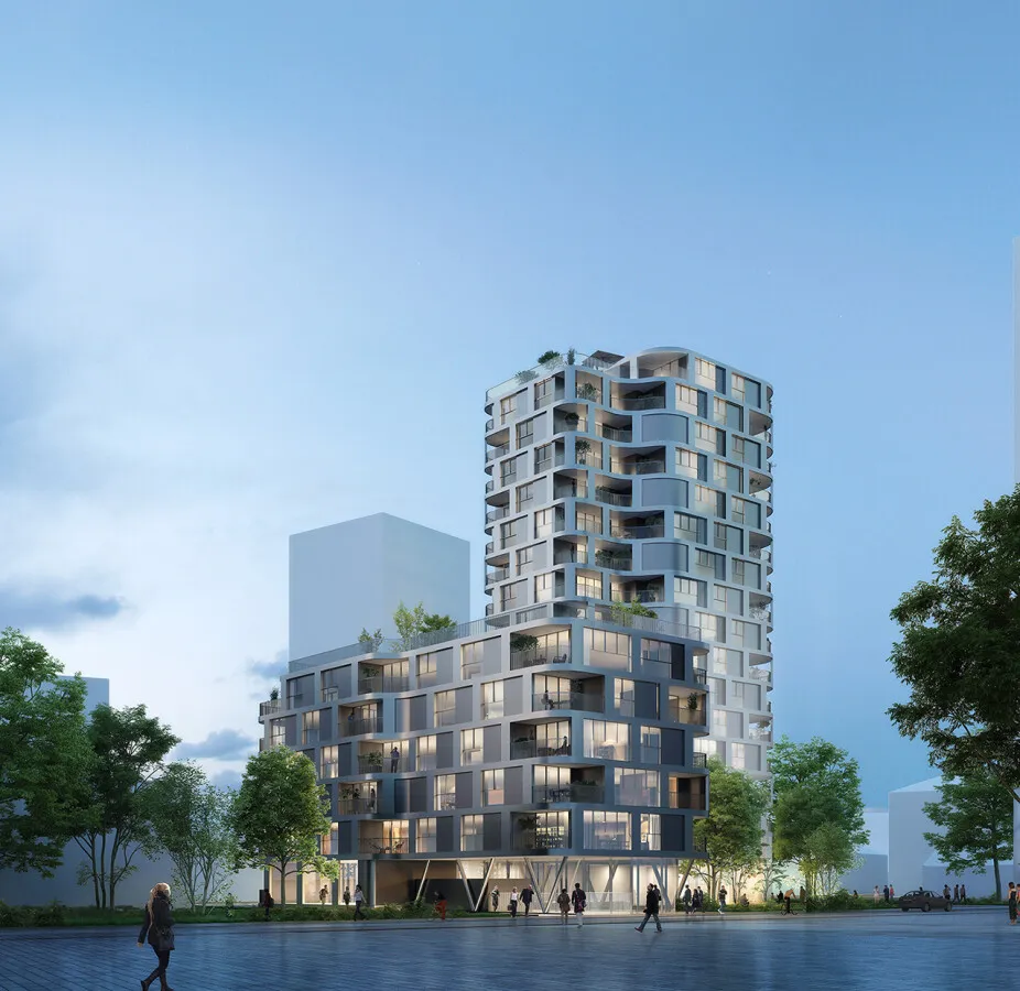 First rendering of the project.