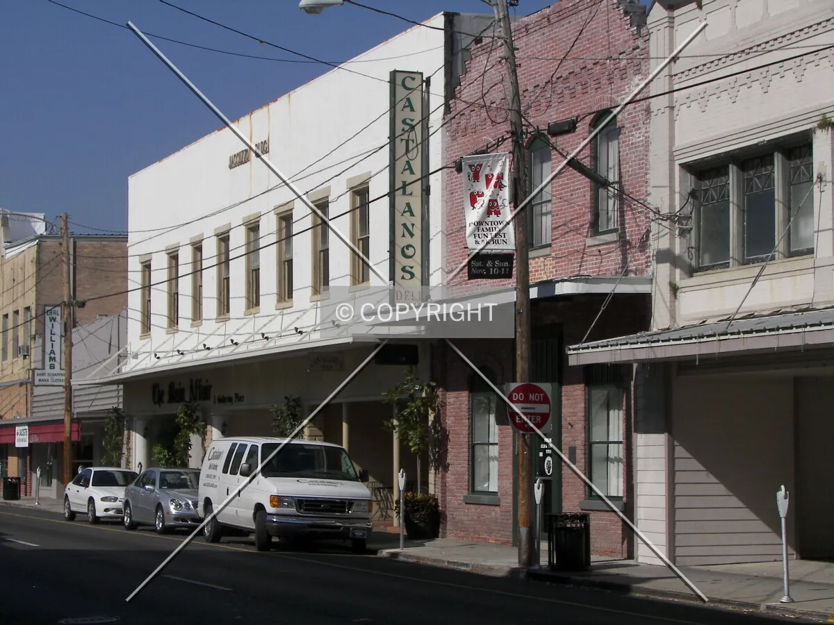 View from the southeast on Main Street