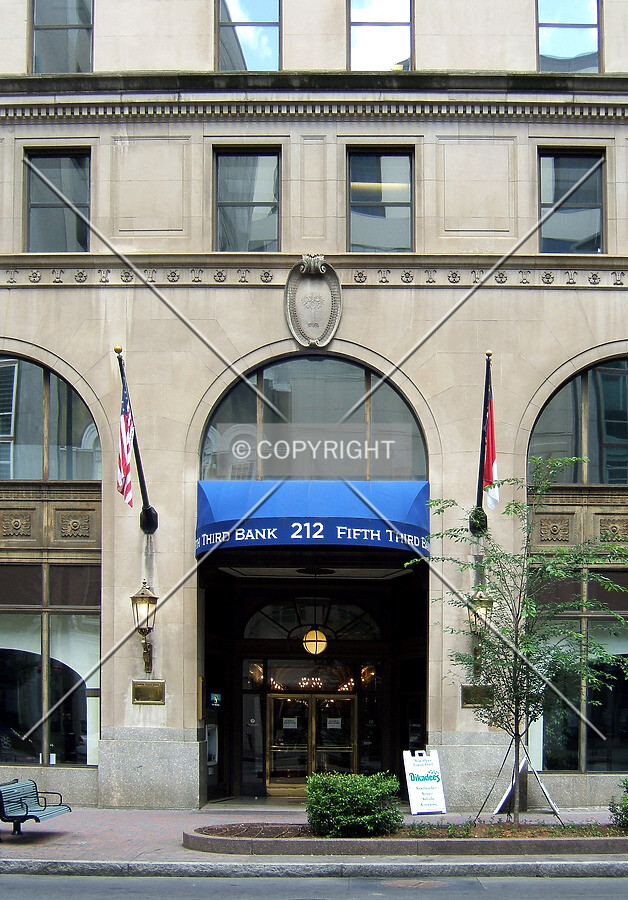 Main entrance on Tryon Street