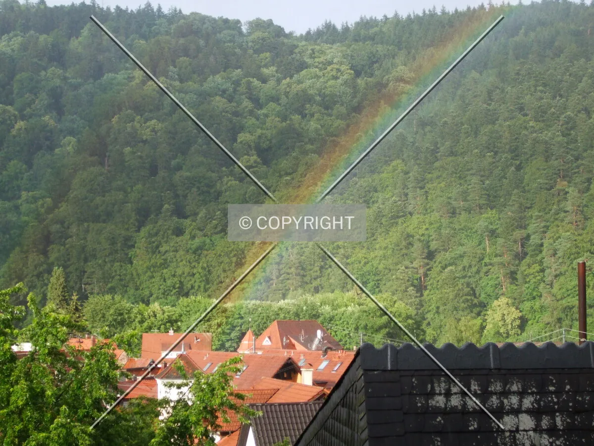 Rainbox in the valley.