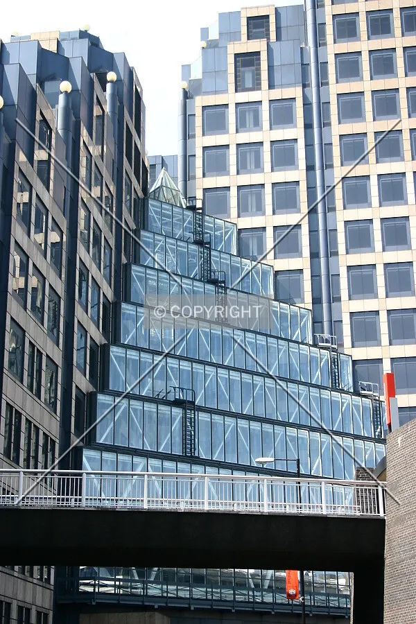 View east towards the atrium