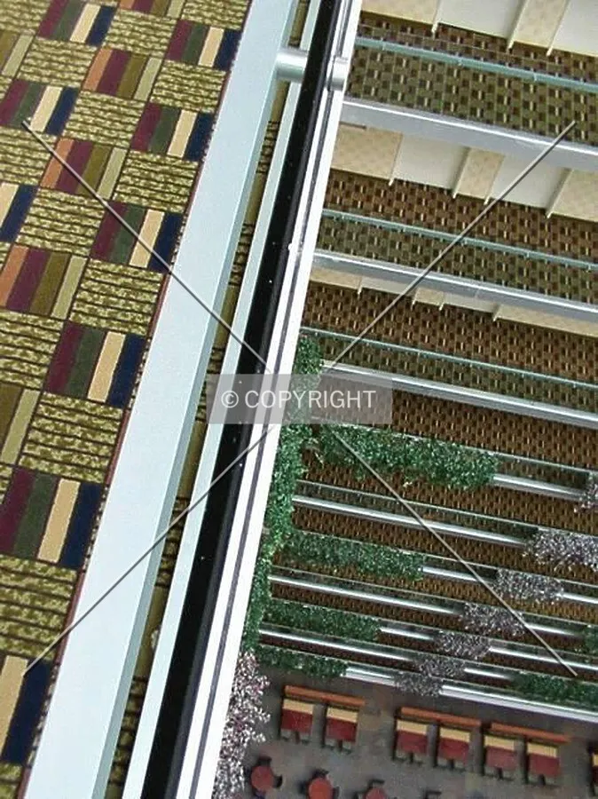 Corner of the atrium