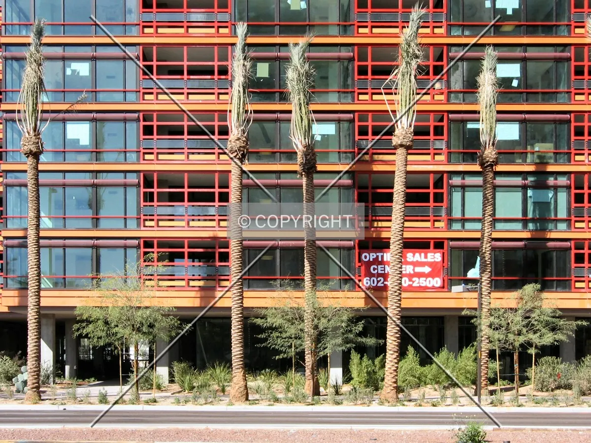 East base from across North 24th Street