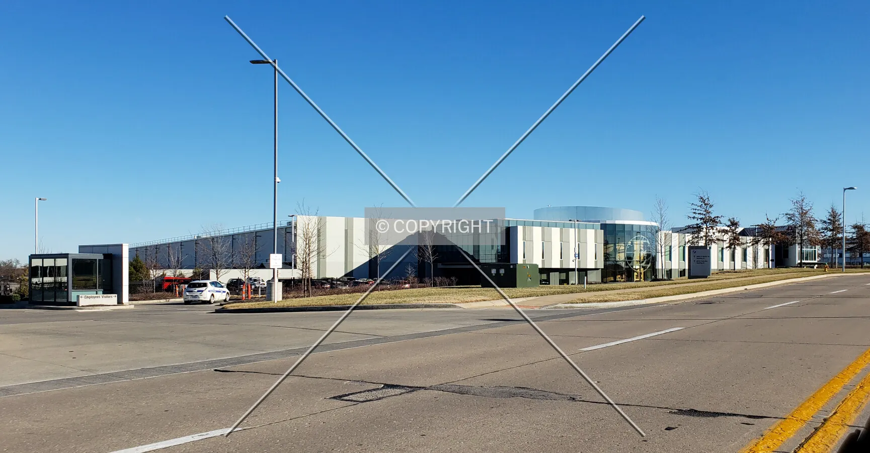 View from the northwest; December 17, 2018