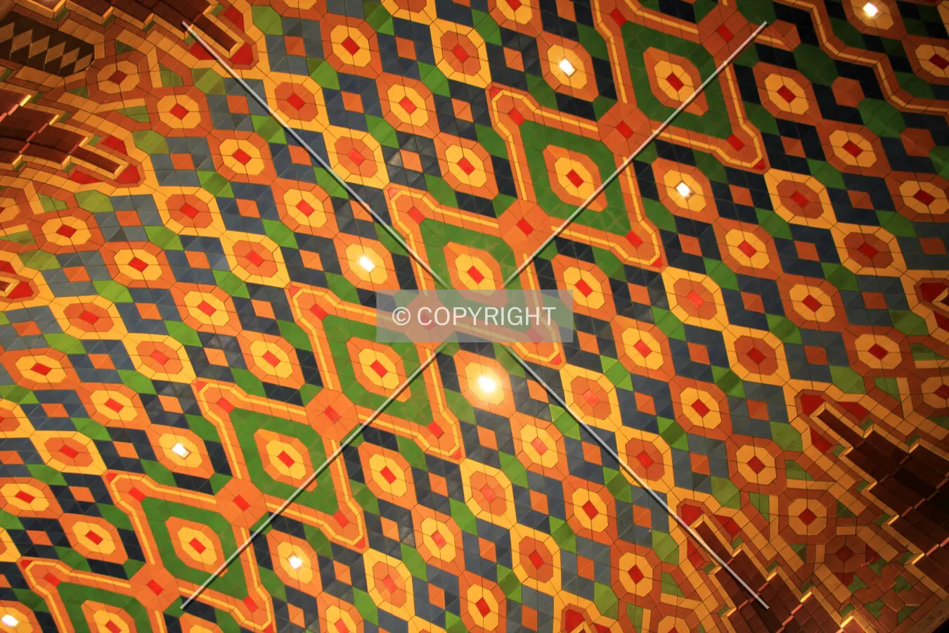 Lobby ceiling