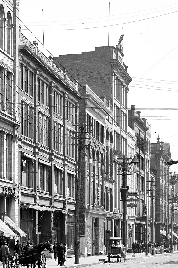 Vintage view from the northwest