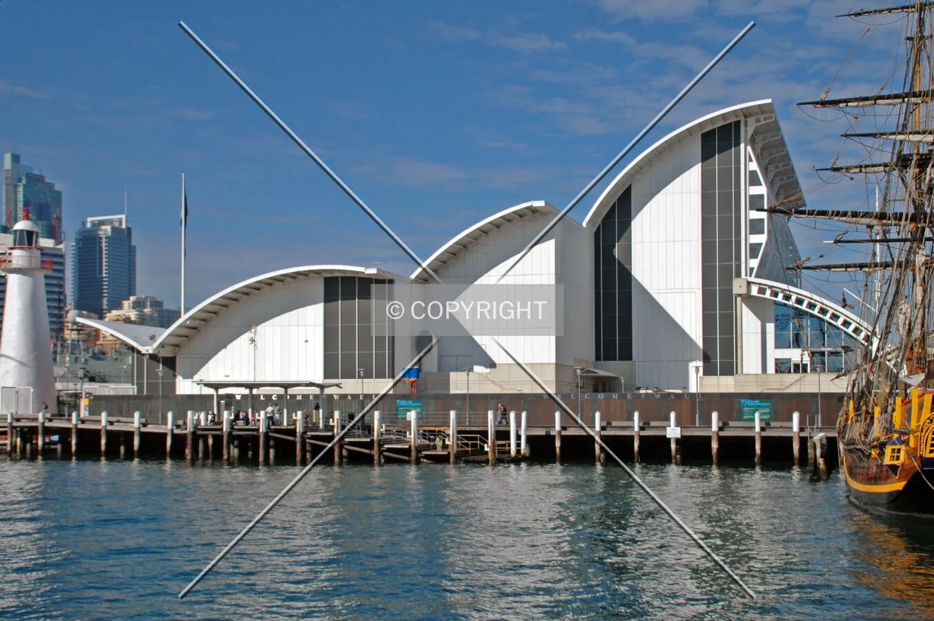 As seen from the north