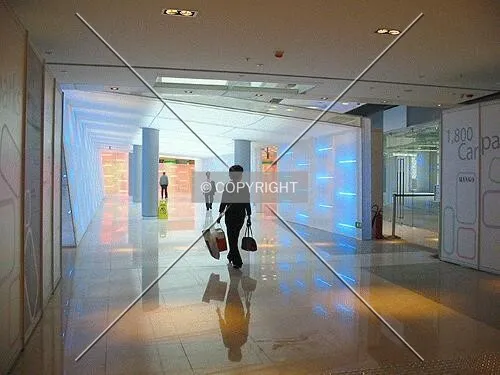 IFC Mall, temporary illuminated wall
