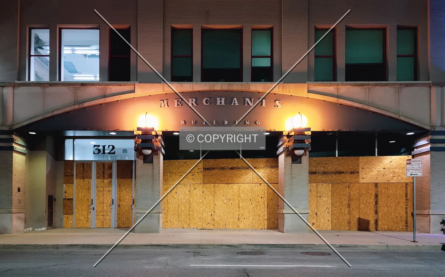 Main entrance; September 25, 2021