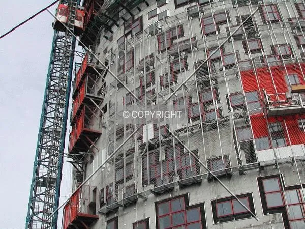 View of the building facade