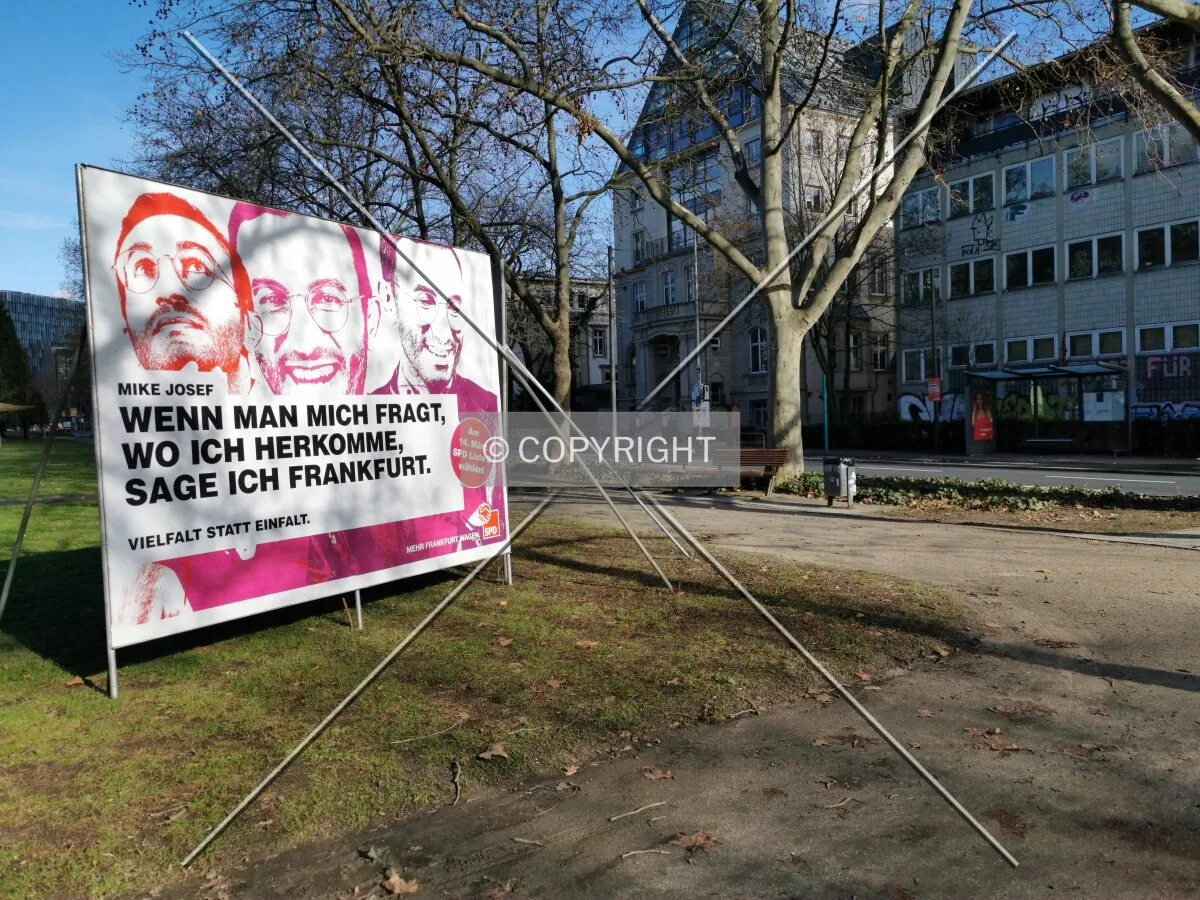 SPD election post - Frankfurt local election 2021
