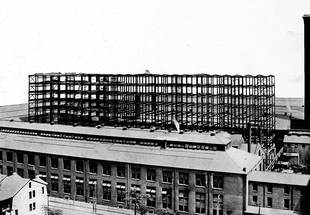 Vintage view from the west