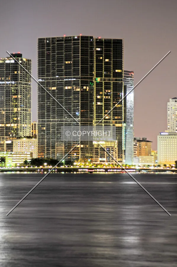 View from the southeast across Biscayne Bay