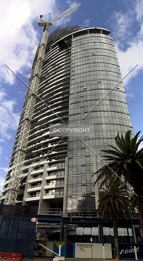 Looking up the west side
