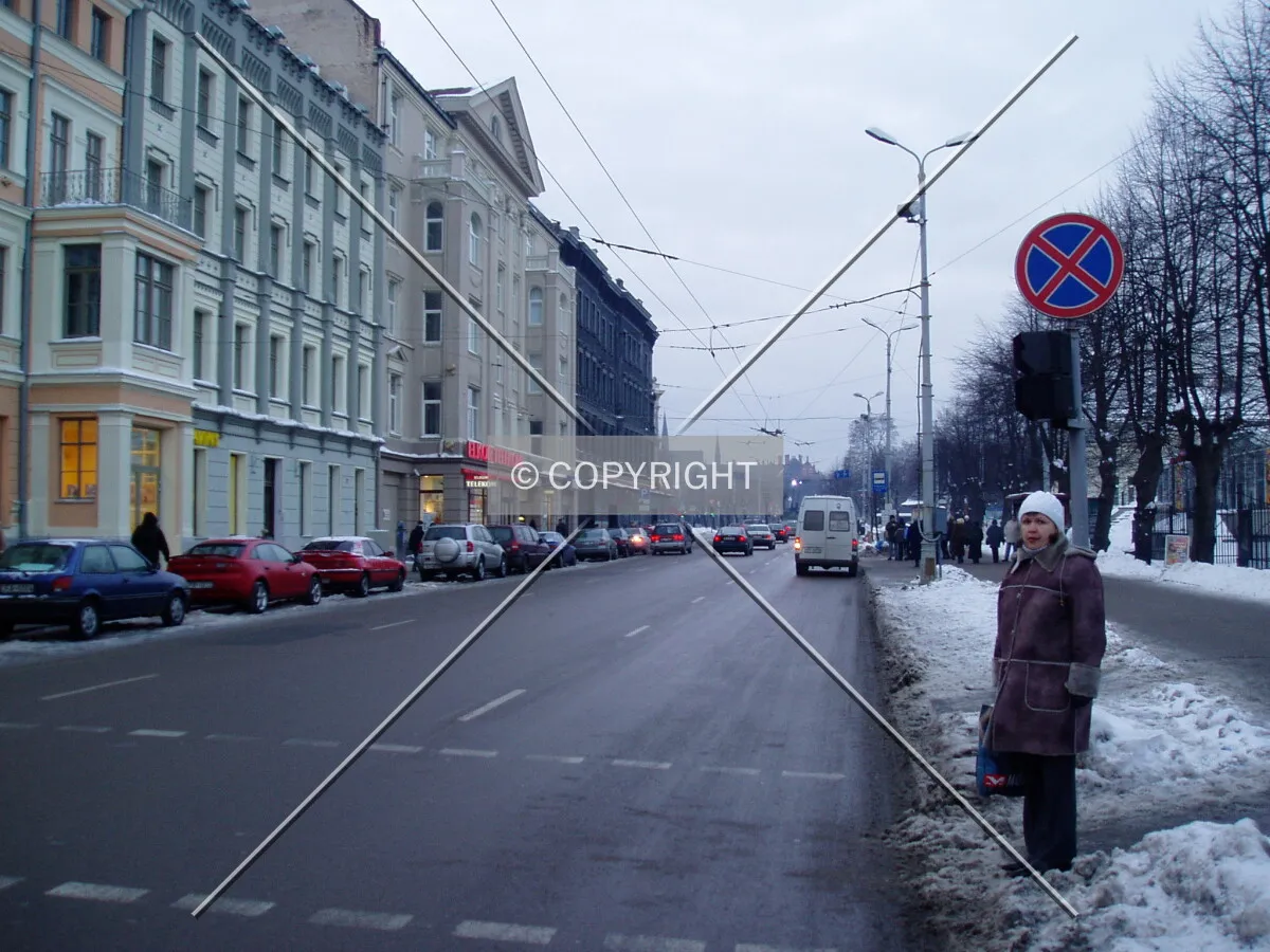 View along Merkela Street