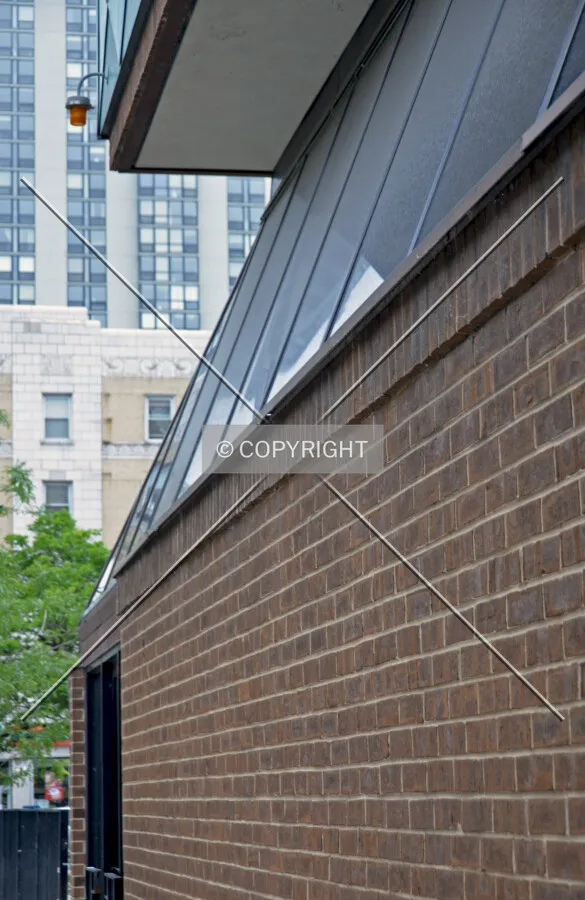 Detail of the southeast corner; June 30, 2015.