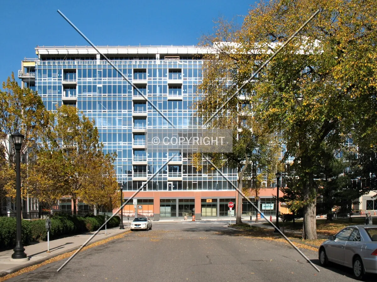 View to the northeast along Bank Street SE