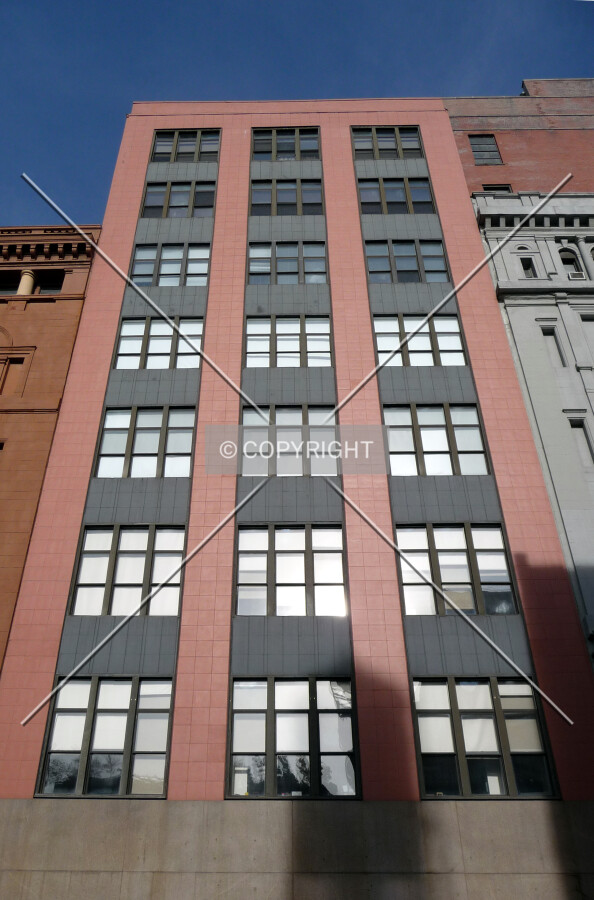 South facade above the entrance