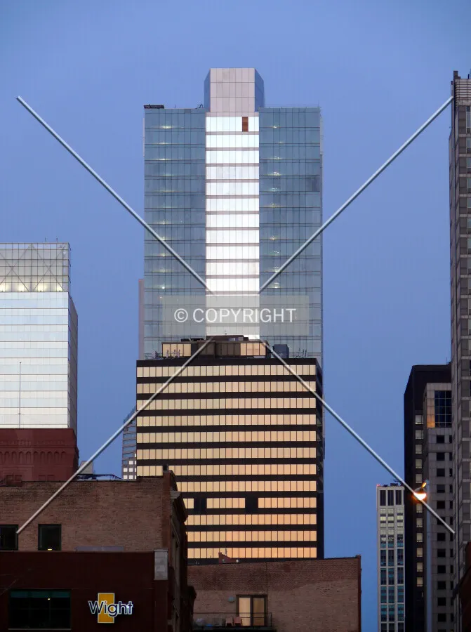 View to the east along Randolph Street
