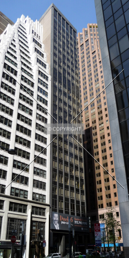 Northeast facade from across Wall Street