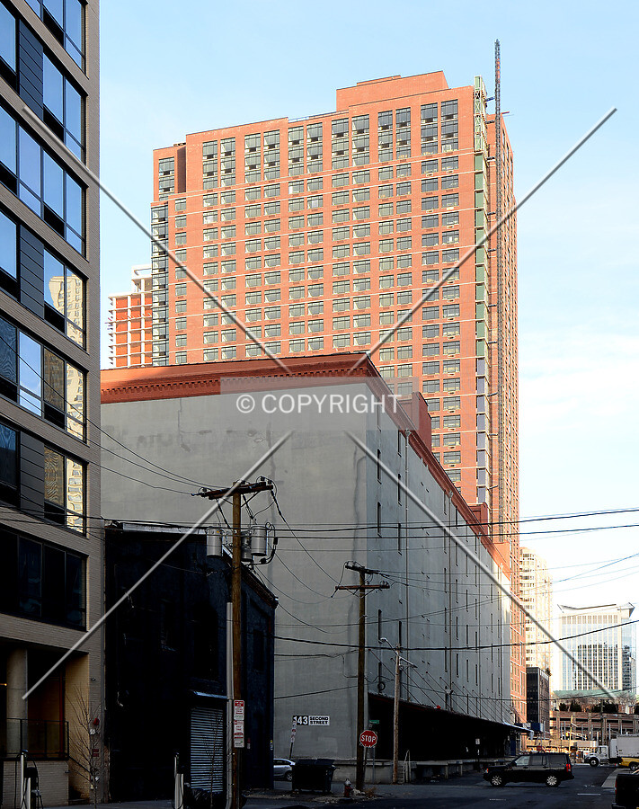 View from the west on First Street