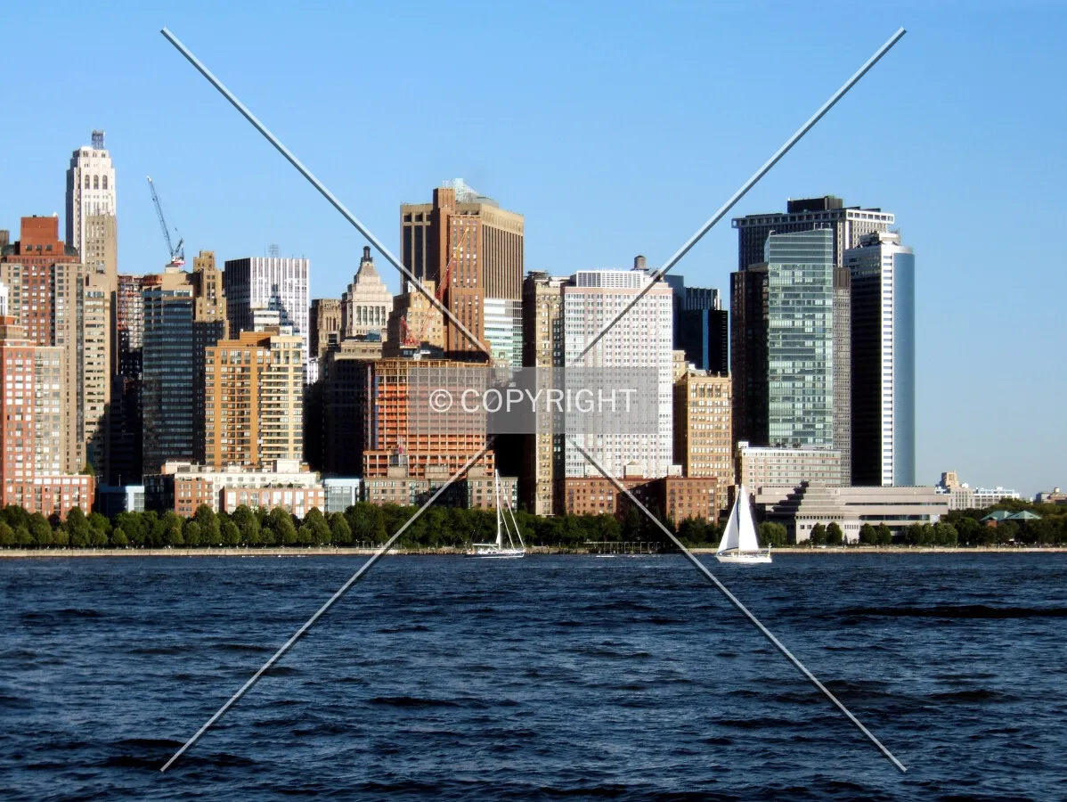 Lower Manhattan from the northwest