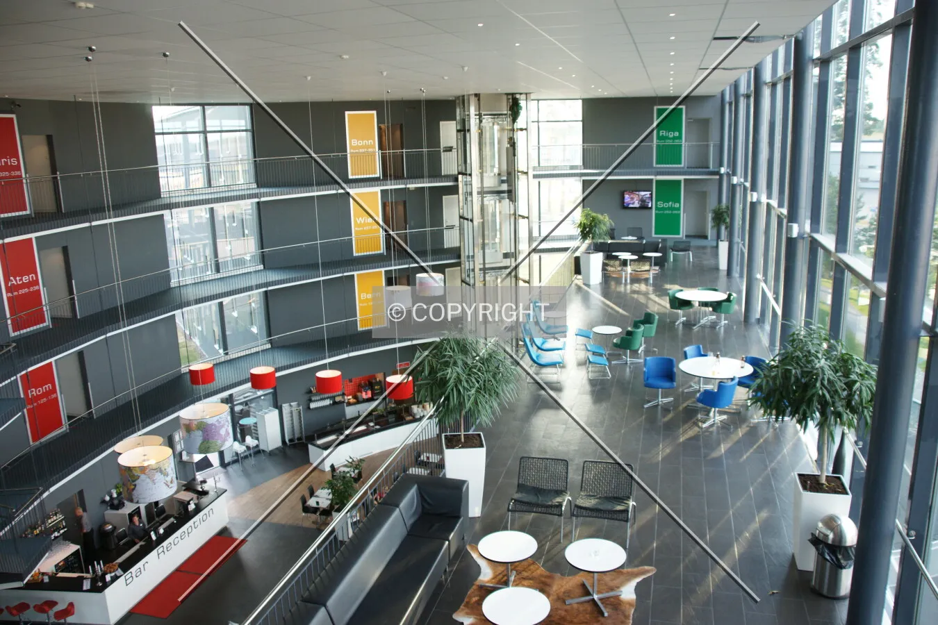 Lobby of the Connect Hotel