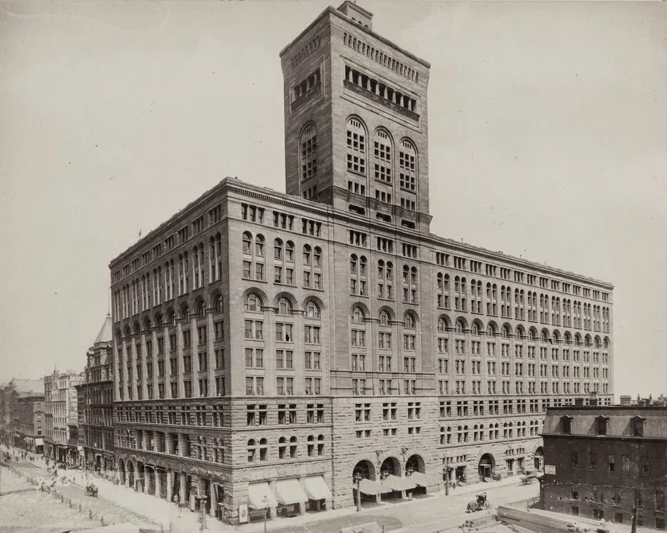 Vintage view from the southwest