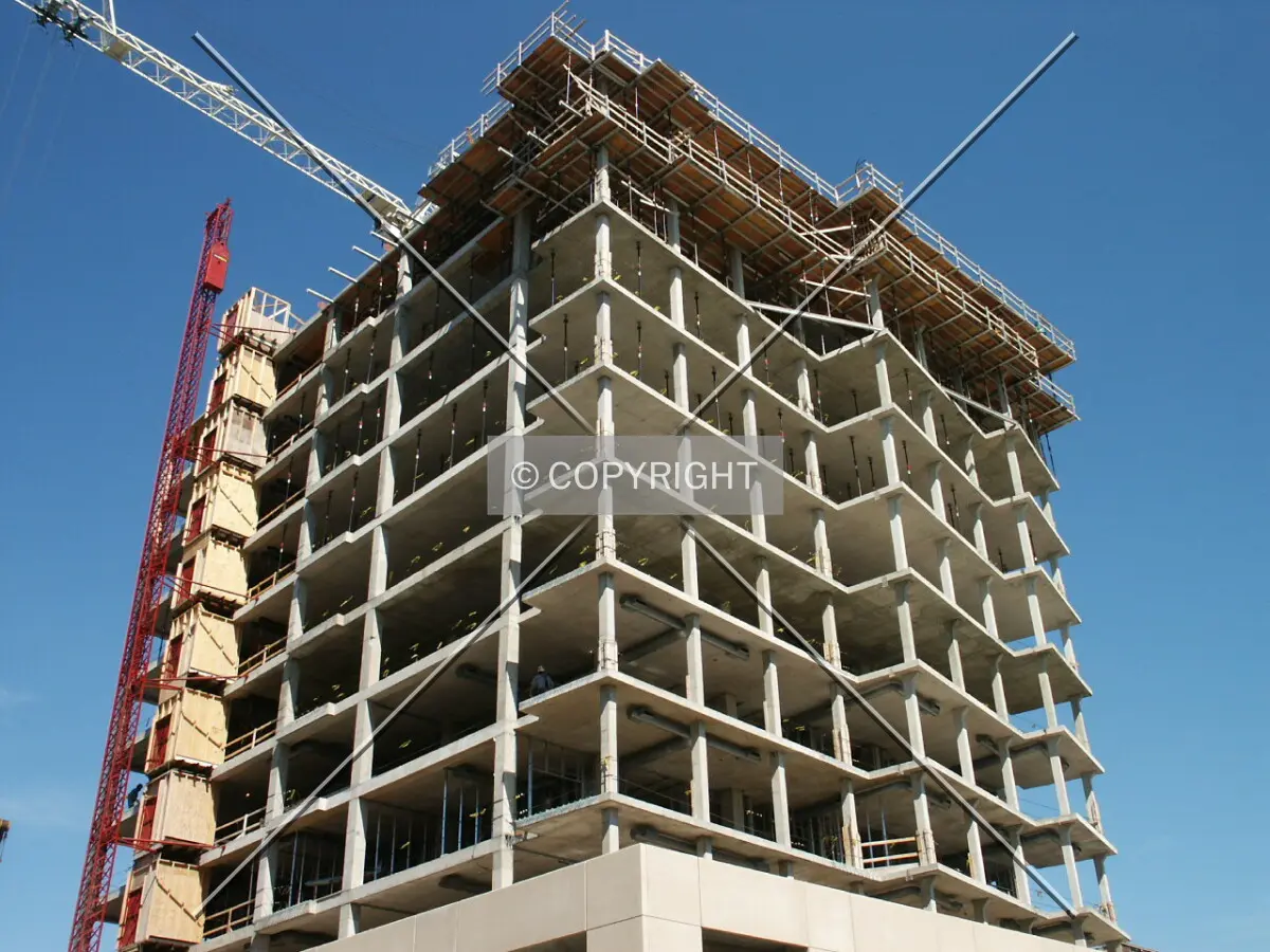 Looking up from the southeast