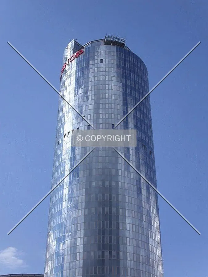 Lonesome tower on a sunny day