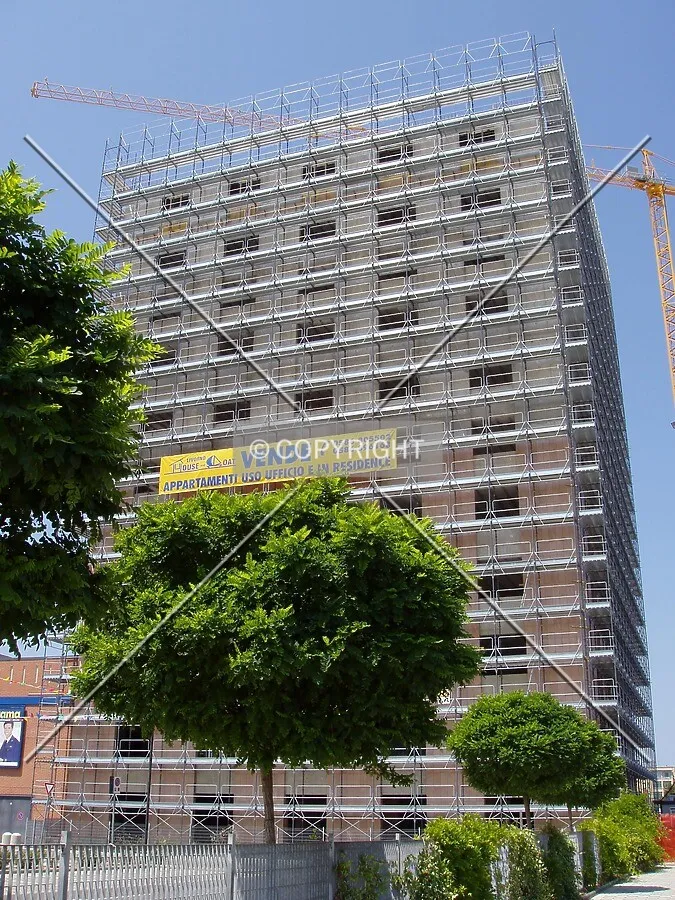 East facade in a sunny June day
