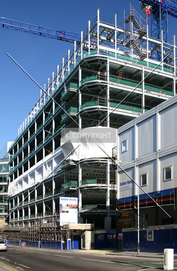 View along Charterhouse Street