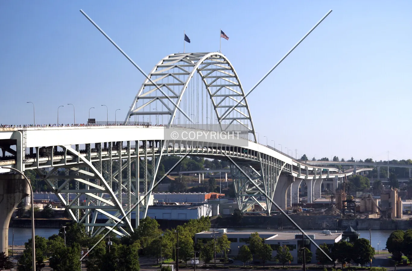 View from the southwest