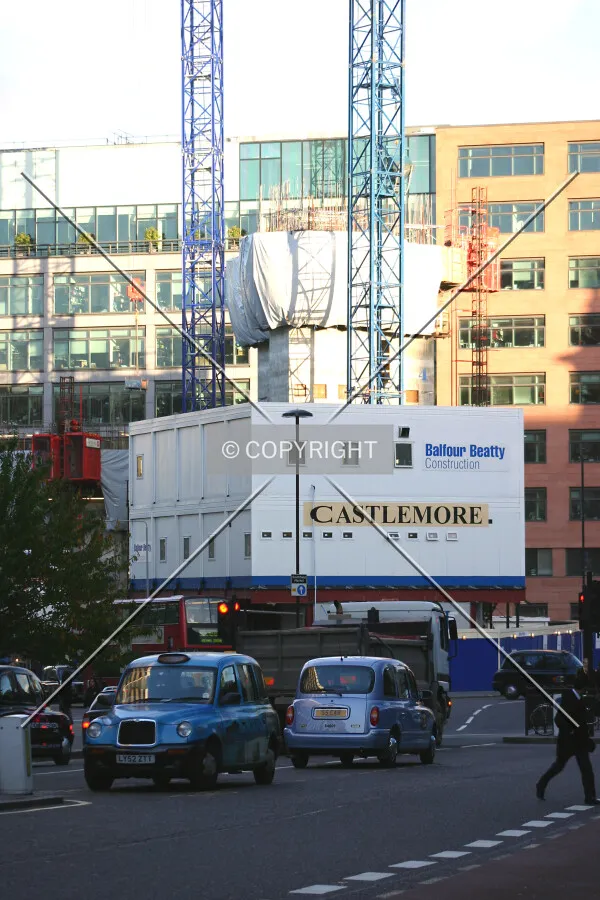 View east of the site across Holborn Circus