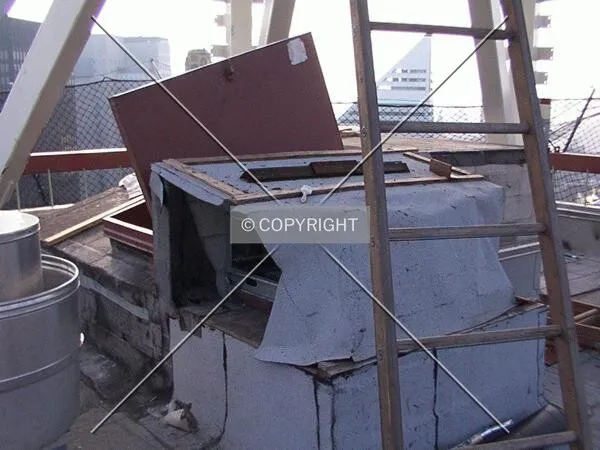 Center of the roof