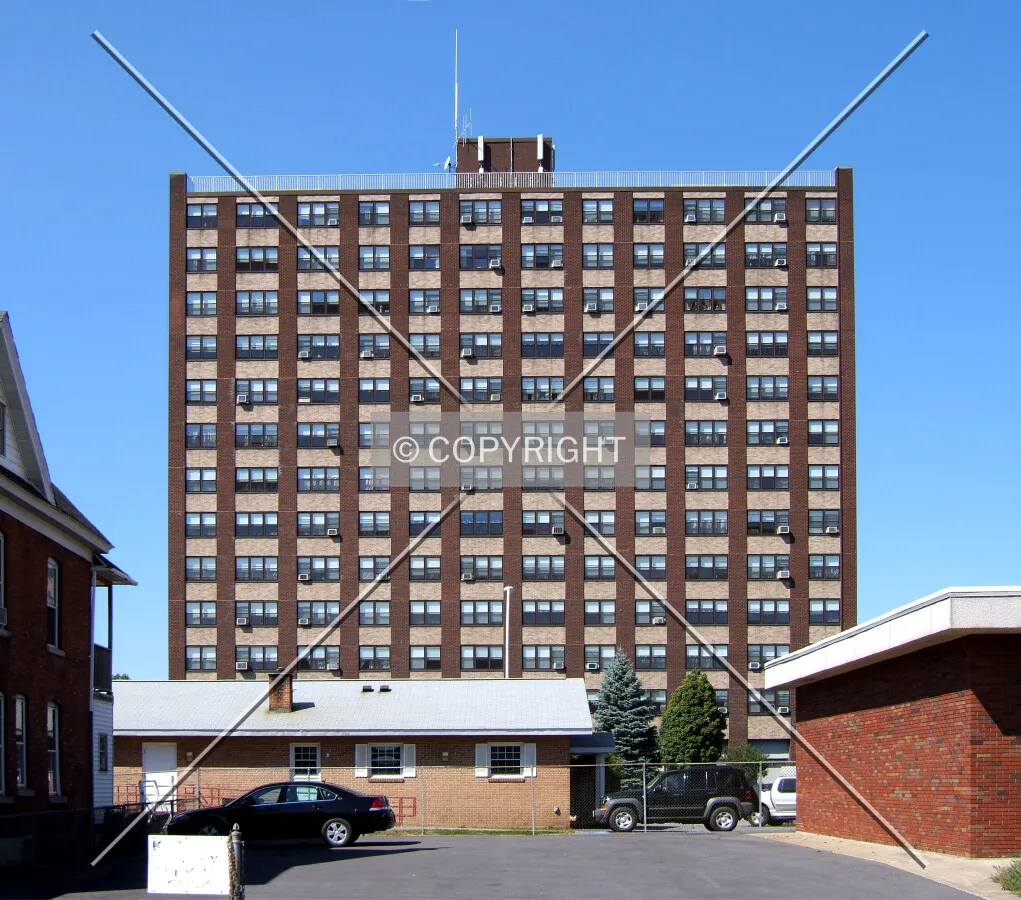 View from the southeast