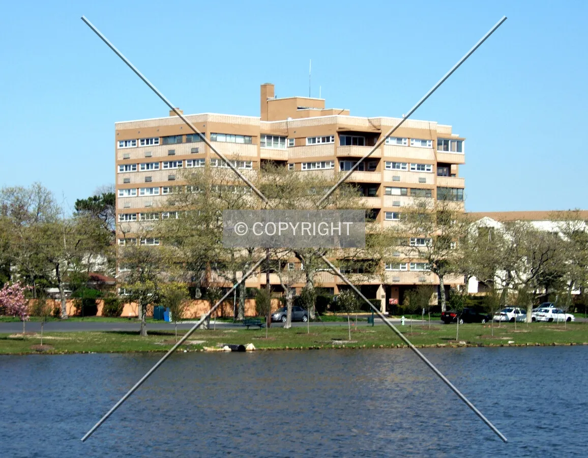 View from the west across Sunset Lake