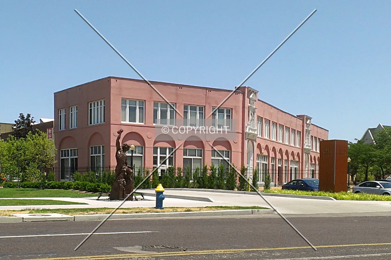 View from the southwest