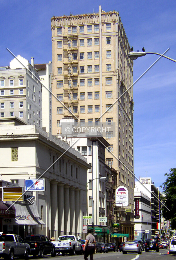 Looking east from O'Farrell Street