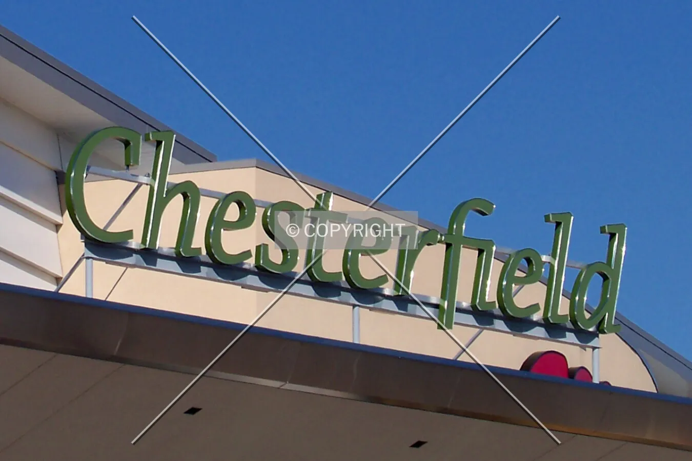 Sign over the east entrance; February 16, 2009